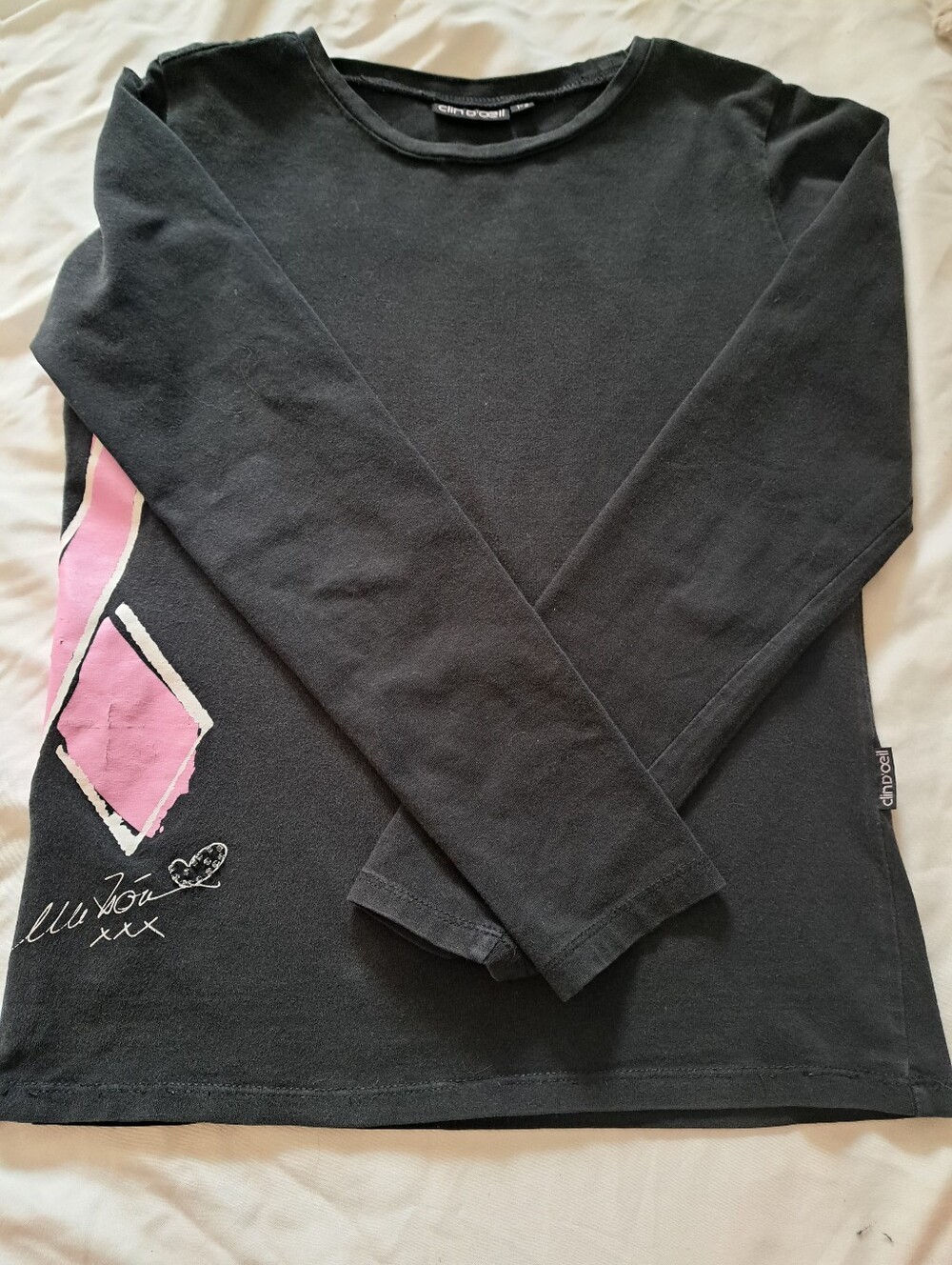 Clin d'oeil Collector Women Top With Mitsou Signature With Pink Ruban